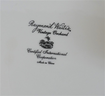 2  Raymond Waites Vintage Orchard Plates - Certified International Corp. - Each Plate Measures 12 Across