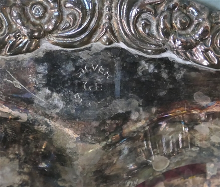 Nice Large EPC Shell Shaped Silver Plate Footed Bowl and Round 13 Silver Plate Footed Bowl 