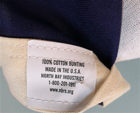 North Bay Industries - Made in USA - Cotton Flag - 100% Cotton Bunting  - Folded American Flag 