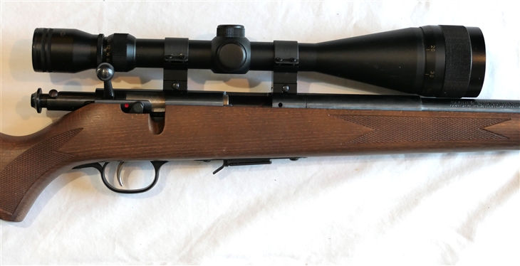 Savage Model 93-R17 Rifle .17 Cal. HMR W/ Tasco 24 x 50 Golden Antler Scope 