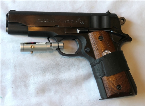 Colt Combat Commander .45 Cal. Pistol  w/ Pressure Switch Lazer 