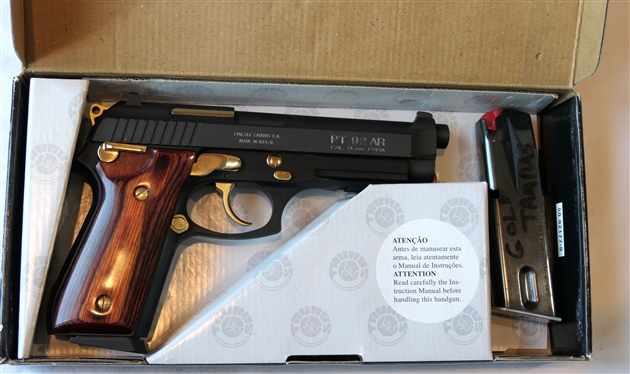 Taurus PT-92AR Para Pistol .9mm Cal.