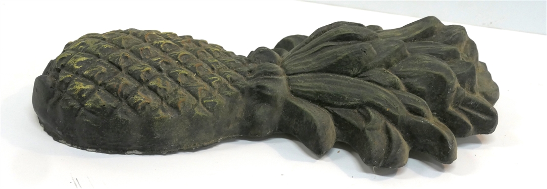 Very Heavy Concreate Pineapple - Garden Art / Plaque - Pineapple Measures 19 Long