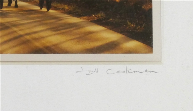 Amish NO. 690 - Photograph by Bill Coleman - Artist Pencil Signed and Numbered 139/850 - Framed and Matted - Frame Measures 12 by 15