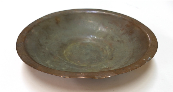 Penland Handcrafts - Penland, NC Hand Made Copper Bowl - Bowl Measures 2 Tall 9 3/4 Across