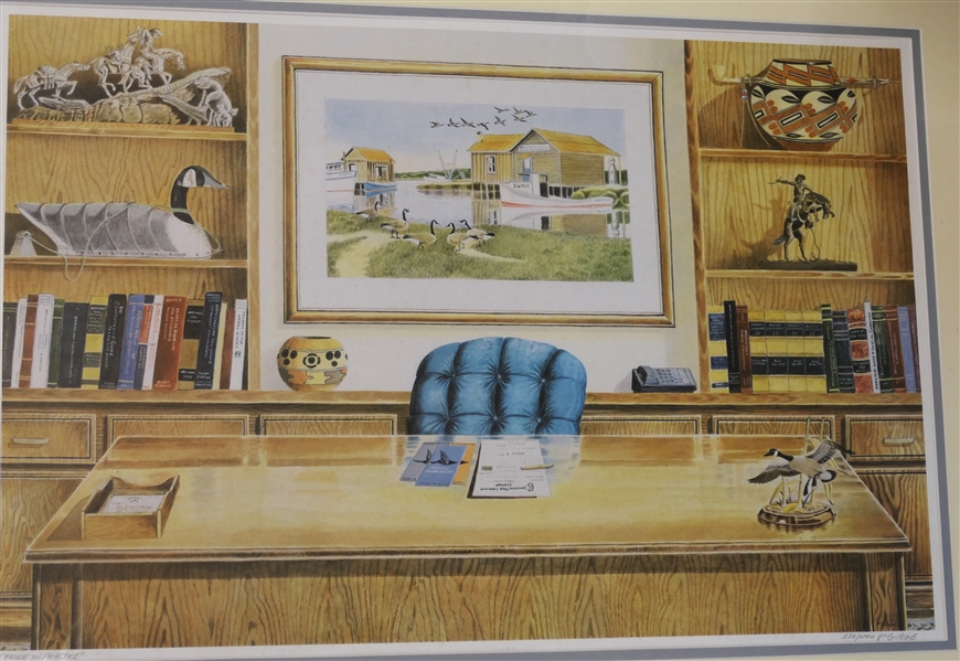 Pride in Practice by Vic Gillispie - Artist Pencil Signed and Numbered Print - Framed and Double Matted - Frame Measures 24" by 32"