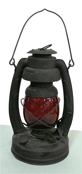 Atlantic "Little Air Pilot" Lantern with Red Globe - Lantern Measures 12" Tall 