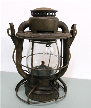 SOU RY - Southern Railroad - Adlake Kero - Lantern with Red Globe - Lantern Measures 10 Tall 