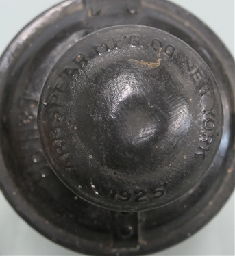 Armspear Mfg. Co. New York 1925 Railroad Lantern - L&N (Louisville & Nashville)  Railroad - Red Dietz Vest Globe - Lantern Has Been Electrified -  Measures 9 1/2 Tall 