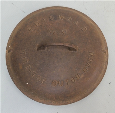  Griswold No. 8 - Tite Top Dutch Oven Lid - Lid Only