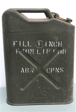 US Military Gas Can - ABN CPNS - Stenciled on Front 