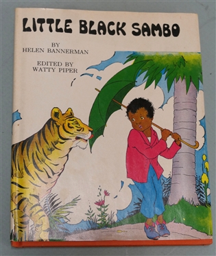 Little Black Sambo by Helen Bannerman - Edited by Watty Piper - Platt & Munk, Publishers, New York - Copyright 1925 and 1972 - Hardcover Book with Dust Jacket -  Great Condition 