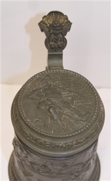 Felsenstein & Mainzer - F&M Made in Germany Pewter Stein - 6 1/2 Tall - 
