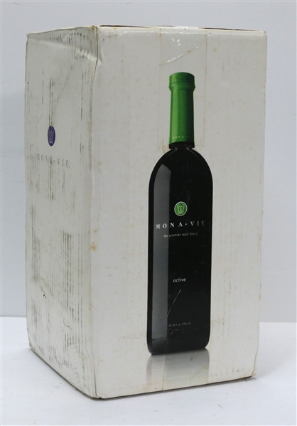 Mon - A- Vie "Active" Premier Acai Blend - 4 750ml Bottles - Unopened in Original Outer Box 