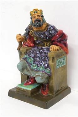 Royal Doulton The Old King Large Figure - H.N. 2134 - Name is in Script on Bottom - Figure Measures 10 1/4 Tall