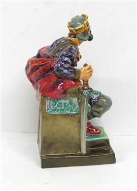 Royal Doulton The Old King Large Figure - H.N. 2134 - Name is in Script on Bottom - Figure Measures 10 1/4 Tall