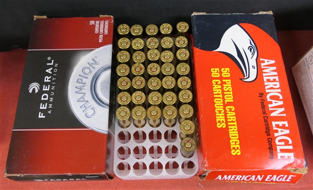 Federal 357 Magnum 158 Grain JSP - Full Box (50 Rounds) and American Eagle .357 Magnum High Velocity 158 Grain  Jacketed SP -37 Rounds (Missing 13)