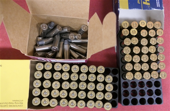 3 Partial Boxes of .38 Special - 3-D 38 Special 158 Gr. SWC - Mostly Full, UMC 38 Special 158 Gr. Lead - 44 Rounds, and MAGTECH 38 SPL 158 Gr. LRN - 35 Rounds