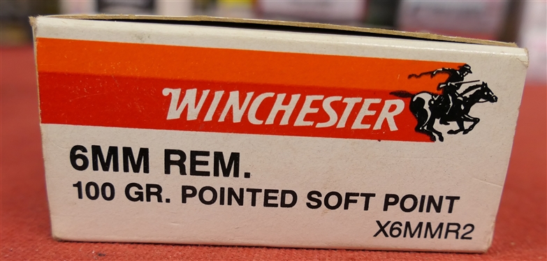 Winchester Super X - 6MM REM 100Gr. Pointed Soft Point - 20 Rounds 