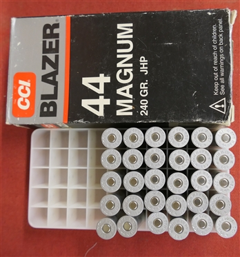 CCI Blazer 44 Magnum 240 Gr. JHP Cartridges - 30 Rounds 