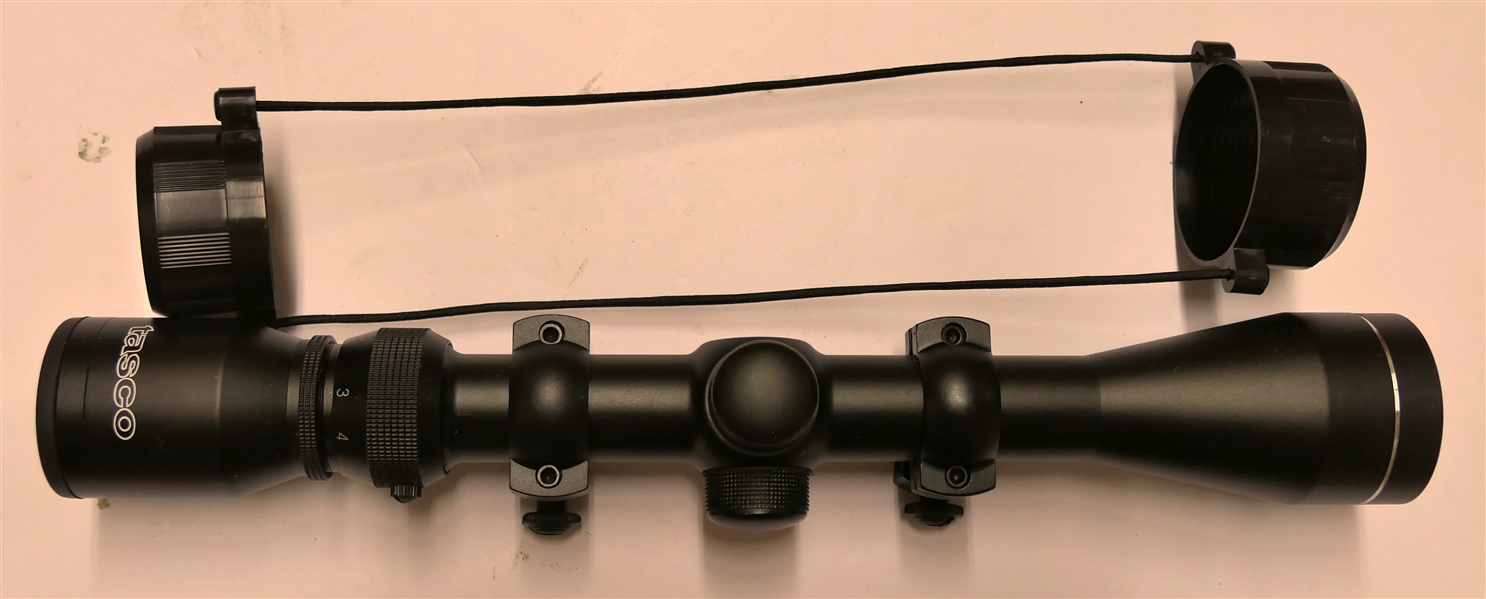 TASCO 3X-9X,40 Waterproof Scope - 39x40SPL AV with Lens Caps