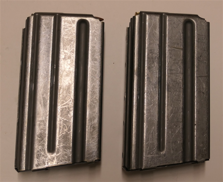 2 - M16/M16AI Cal 5.56MM Magazines -Loaded with Ammunition 