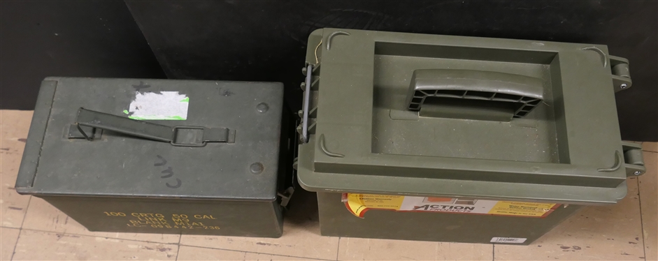 Action Products Sport Utility Box - Ammo Storage Box and Metal 100 CRTG .50 Cal Metal Ammo Can 