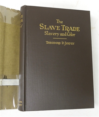 The Slave Trade Slavery and Color by Theodore D. Jervey - 1925 Hardcover Book - The State Company Publishers, Columbia S.C. - Hardcover Book with Dust Jacket