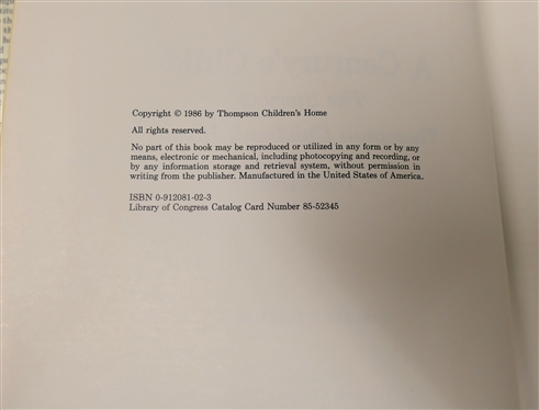 A Century''s Child - The Story of Thompson Children''s Home 1886 - 1986 by Barbara B. Lockman - Published by Thompson Children''s Home - Charlotte, North Carolina - Author Signed Hardcover Book...