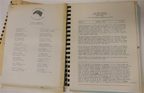 3 Civil War Books - The Dawn of Lightning War- General Forrest and Parker''s Crossroads by Dan Kennerly - Spiral Bound 1982 Second Edition, The North Carolina Civil War Round Table Newsletter -...