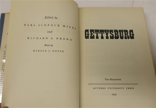 General Robert E. Lee After Appomattox by Franklin K. Riley - 1930 - Re - Issue - Hardcover Book with Dust Jacket and Gettysburg Edited by  Earl Schenck Miers and Richard A. Brown - 1948...