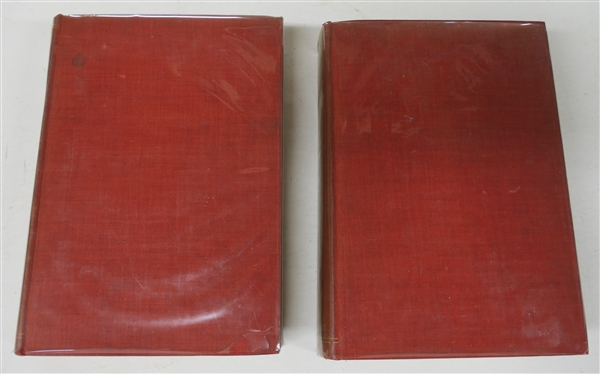 Stonewall Jackson and the American Civil War by Lieut.-Col. G.F.R. Henderson, C.B. in Two Volumes - with Portraits Maps, and Plans -1909 Hard Cover -2 Volumes - Red Covers with Gold Lettering