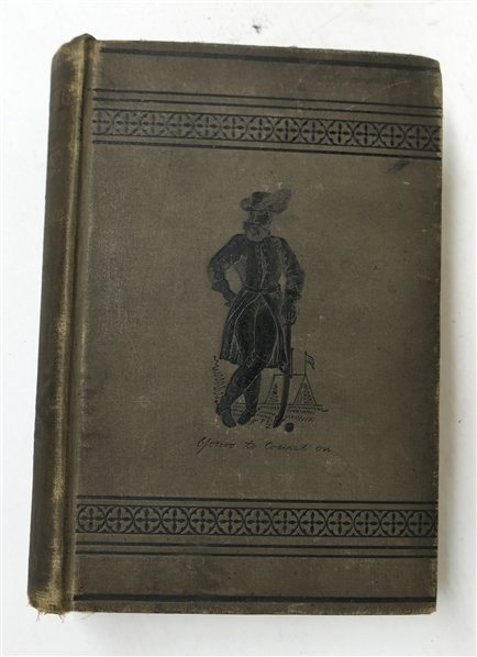 "Wearing of the Gray" by John Esten Cooke- 1867 Illustrated Hard Cover Book - Christmas Gift in 1890 