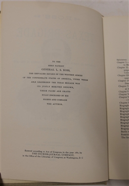 Ross Texas Brigade - Being a Narrative of Events Connected with its Service in the Late War Between the States by Victor M. Rose - Louisville Ky 1881 - Reprinted in 1960 by Continental Book...