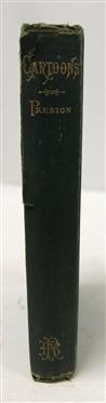 Cartoons. By Margaret J. Preston - 1875 Hardcover Book - Personally Inscribed to Gen. D.H. Hill From His Fired M.J.P. The Author - Hardcover First Edition - 1875 - Embossed Hardcover Book -...