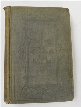 The Old Homestead By Mrs. Ann S. Stephens - 1855 - Pre Civil War Hardcover Book - New York: Bunce & Brother, Publishers, 1855 - From the Library of Important North Carolinian Thomas D. Hogg -...