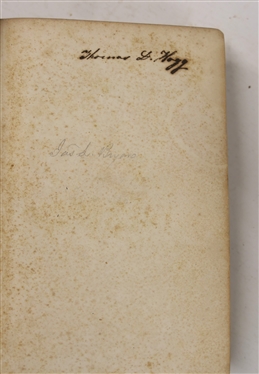 The Old Homestead By Mrs. Ann S. Stephens - 1855 - Pre Civil War Hardcover Book - New York: Bunce & Brother, Publishers, 1855 - From the Library of Important North Carolinian Thomas D. Hogg -...