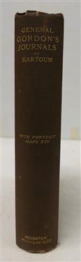 The Journals of Major - Gen. C.G. Gordon, C.B. At Kartoum Printed From The Original MSS. - Introduction and Notes By A. Egmont Hake - 1855 Hardcover Book - with Portrait, Two Maps, and Thirty...