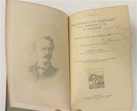 The Journals of Major - Gen. C.G. Gordon, C.B. At Kartoum Printed From The Original MSS. - Introduction and Notes By A. Egmont Hake - 1855 Hardcover Book - with Portrait, Two Maps, and Thirty...