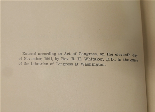 Whitaker''s Reminiscences, Incidents and Anecdotes Recollections of Other Days and Years: or, What I Saw and Heard and Thought of People Whom I Knew and What They Did and Said - 1905 Hardcover...