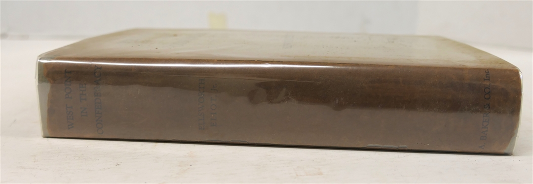 West Point in the Confederacy By Ellsworth Eliot, Jr. - 1941 First Edition Hardcover Book with Dust Jacket - G.A. Baker & Co. Inc - New York - Publisher 