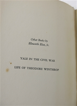 West Point in the Confederacy By Ellsworth Eliot, Jr. - 1941 First Edition Hardcover Book with Dust Jacket - G.A. Baker & Co. Inc - New York - Publisher 