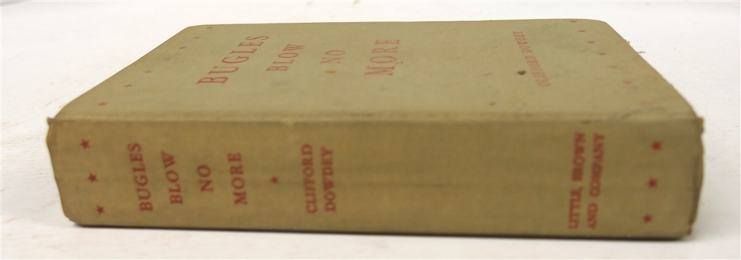 Bugles Blow No  More by Clifford Dowdey May 1937 First Edition Hardcover Book - Published by Little, Brown, and Company 