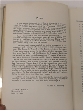 Old Jube - A Biography of General Jubal A. Early by Millard Kessler Bushong, Ph.D. - 1935 Hardcover First Edition Book - Carr Publishing Company, Inc. Boyce, Virginia