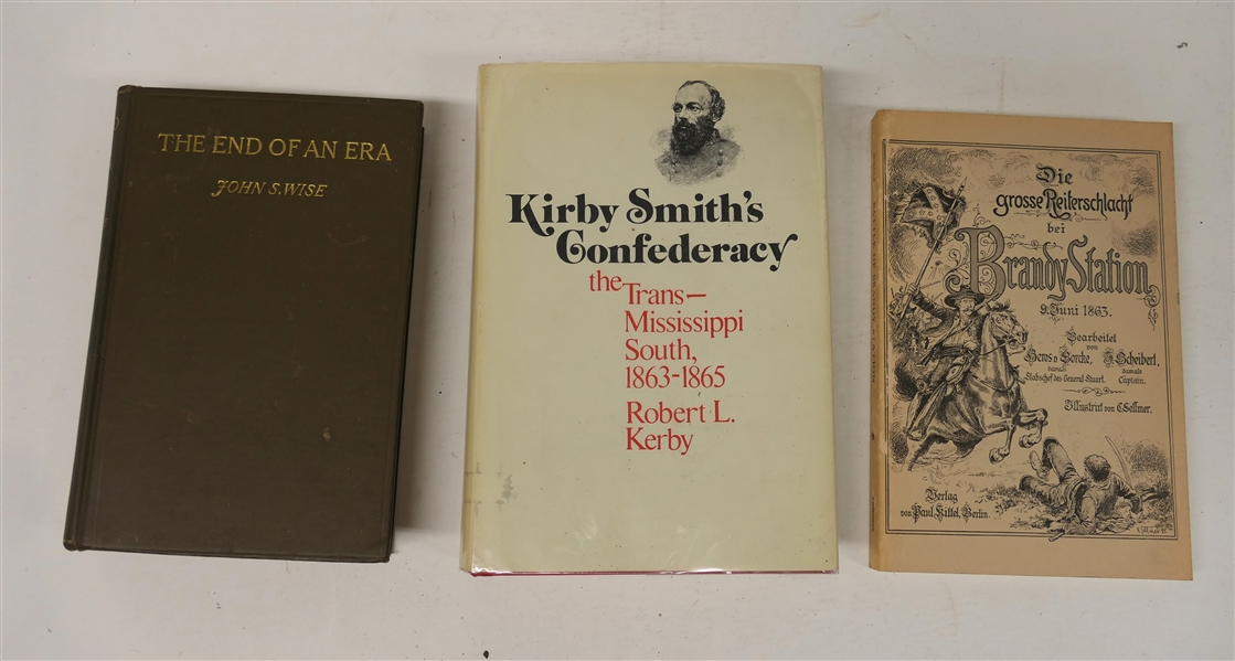3 Civil War Books - " Kirby Smiths Confederacy - The Trans- Mississippi South, 1863-1865" by Robert K. Kerby, 1972 Columbia University Press - Hardcover Book with Dust Jacket, "The End of an Era"...