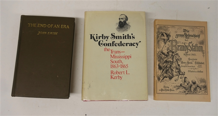 3 Civil War Books -  Kirby Smith''s Confederacy - The Trans- Mississippi South, 1863-1865 by Robert K. Kerby, 1972 Columbia University Press - Hardcover Book with Dust Jacket, The End of an Era...