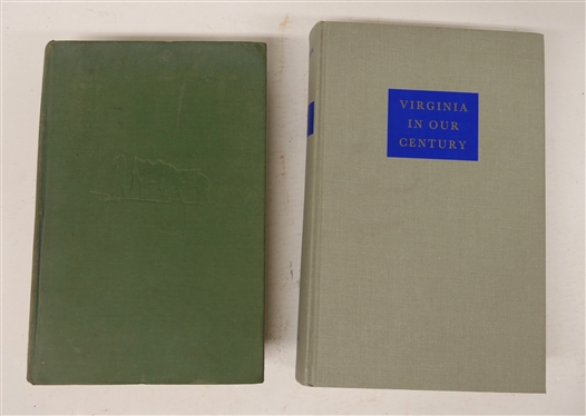 Southern Cross to Pole Star - Tschiffely''s Ride by A.F. Tschiffely - March 1933 Reprint - Hardcover Book and Virginia in Our Century by Jean Gottmann - Professor of Geography, Oxford...