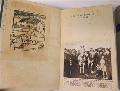 Southern Cross to Pole Star - Tschiffely''s Ride by A.F. Tschiffely - March 1933 Reprint - Hardcover Book and Virginia in Our Century by Jean Gottmann - Professor of Geography, Oxford...