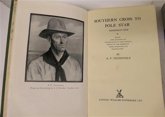 Southern Cross to Pole Star - Tschiffely''s Ride by A.F. Tschiffely - March 1933 Reprint - Hardcover Book and Virginia in Our Century by Jean Gottmann - Professor of Geography, Oxford...