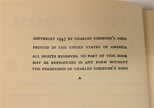 Letters From Lee''s Army or Memoirs of Life in and Out of The Army in Virginia During The War Between The States Compiled by Susan Leigh Blackford - 1947 Hardcover with Dust Jacket - Charles...